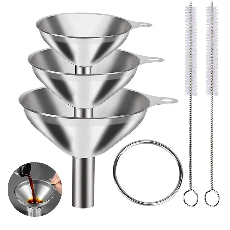 Kitchen Gadgets Latest - 3/5 szt. Zestaw lejków kuchennych ze