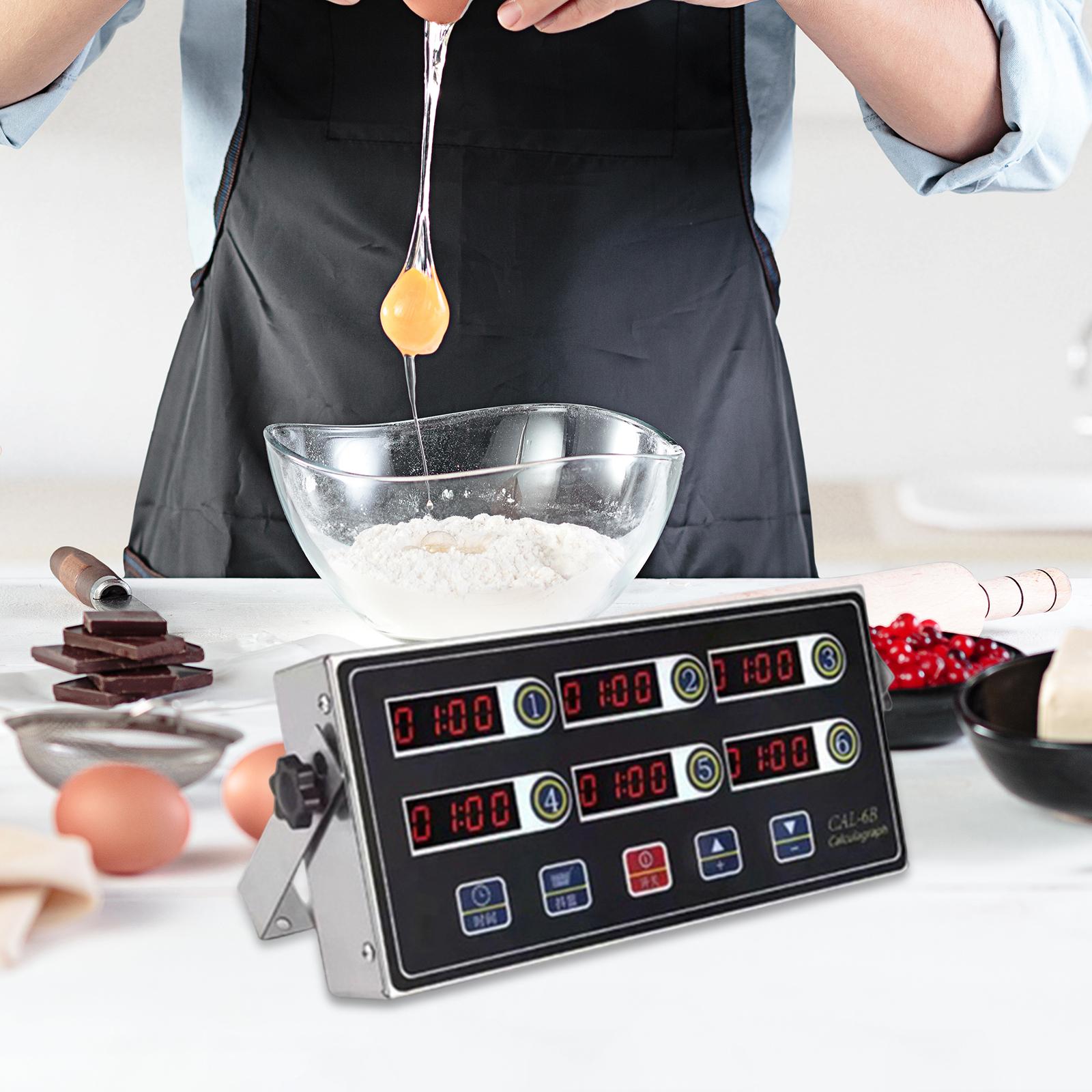 Kitchen Timer Digital - Wielokanałowy programowalny zegar LED do kuchni,