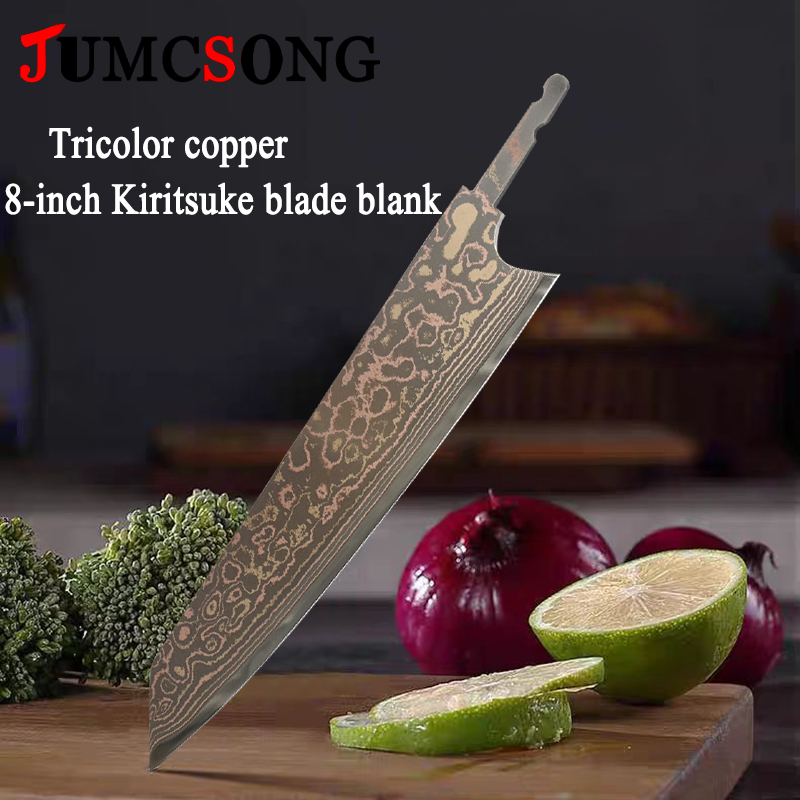 Kitchen Gadgets Website - JUMCSONG Trójkolorowa Miedziana Ostrze Szczypcowe Kiritsuke
