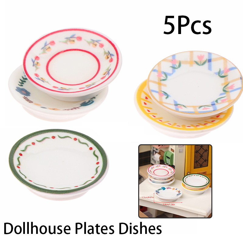 Kitchen Gadgets Website - 5 szt. Mini talerzyków i naczyń