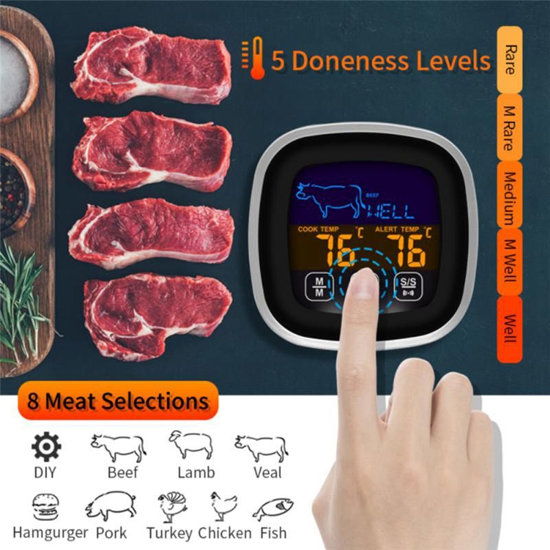 Meat Thermometer - SUPERSALE Cyfrowy Termometr Kuchenny ze Stali