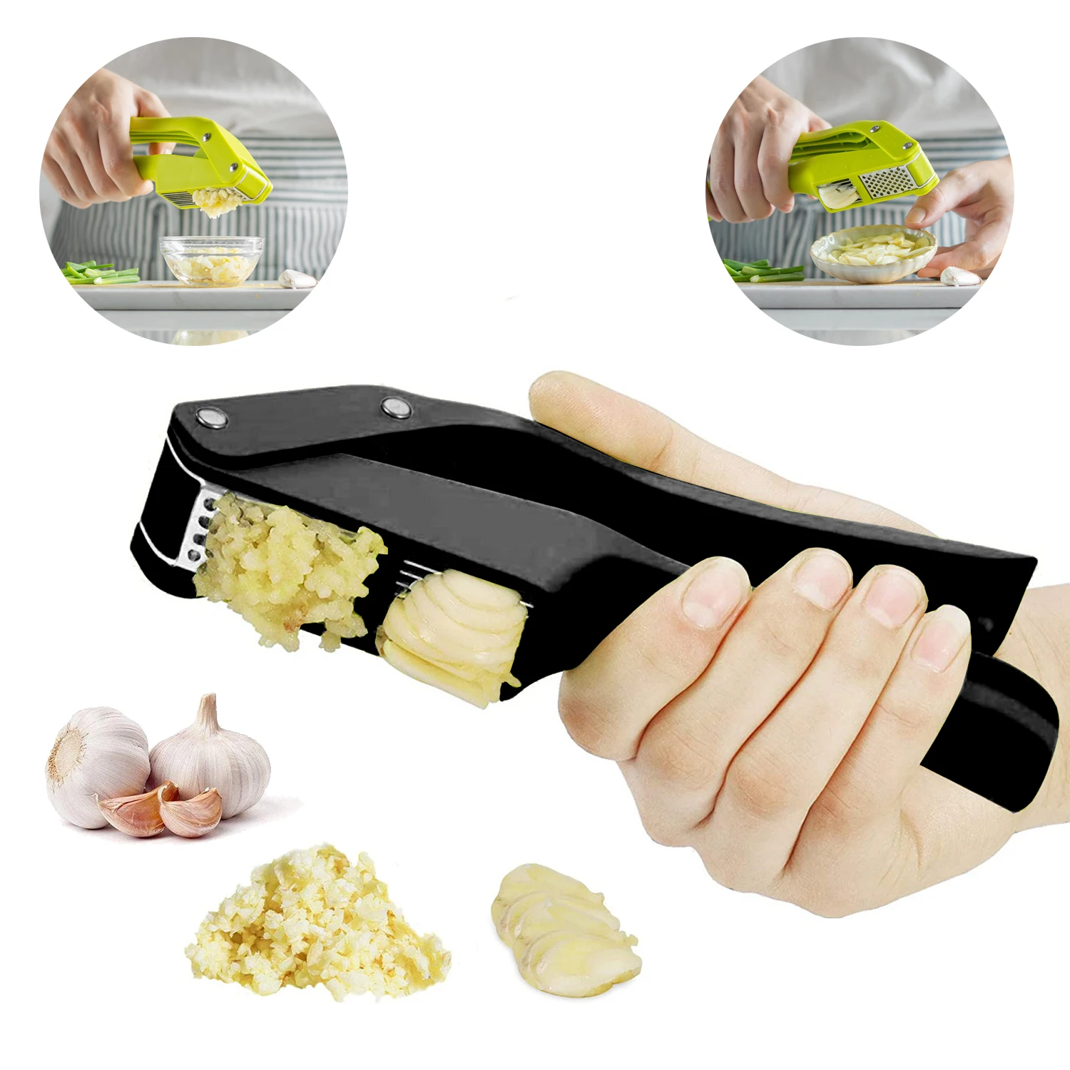 Kitchen Gadgets Latest - 2 w 1 Prasa do czosnku