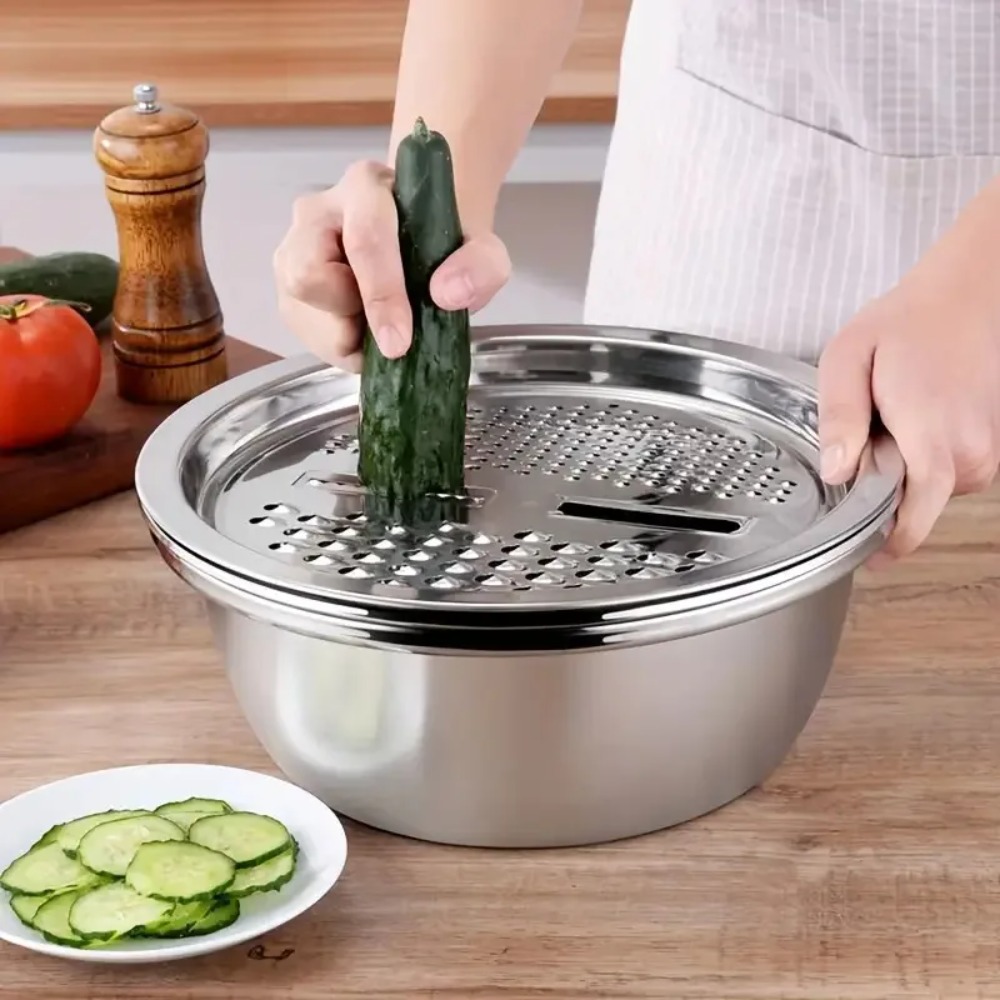 3-częściowy zestaw ze stali ni – Household Kitchen Gadgets Vegetable Cutter Silk Cutter recenzja i cena