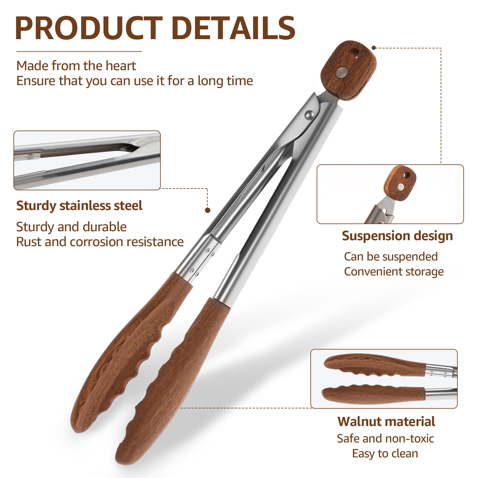 Szczypce kuchenne z drewna orz – Kitchen Gadgets Latest recenzja i cena