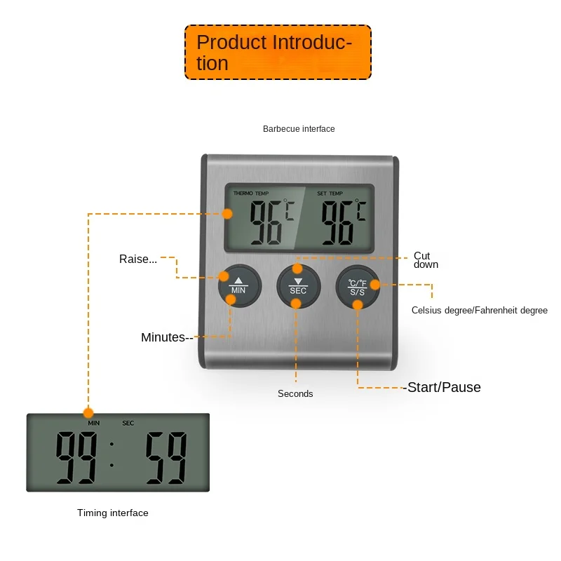 Tp700 cyfrowy zdalny bezprzewo – Kitchen Timer Digital recenzja i cena