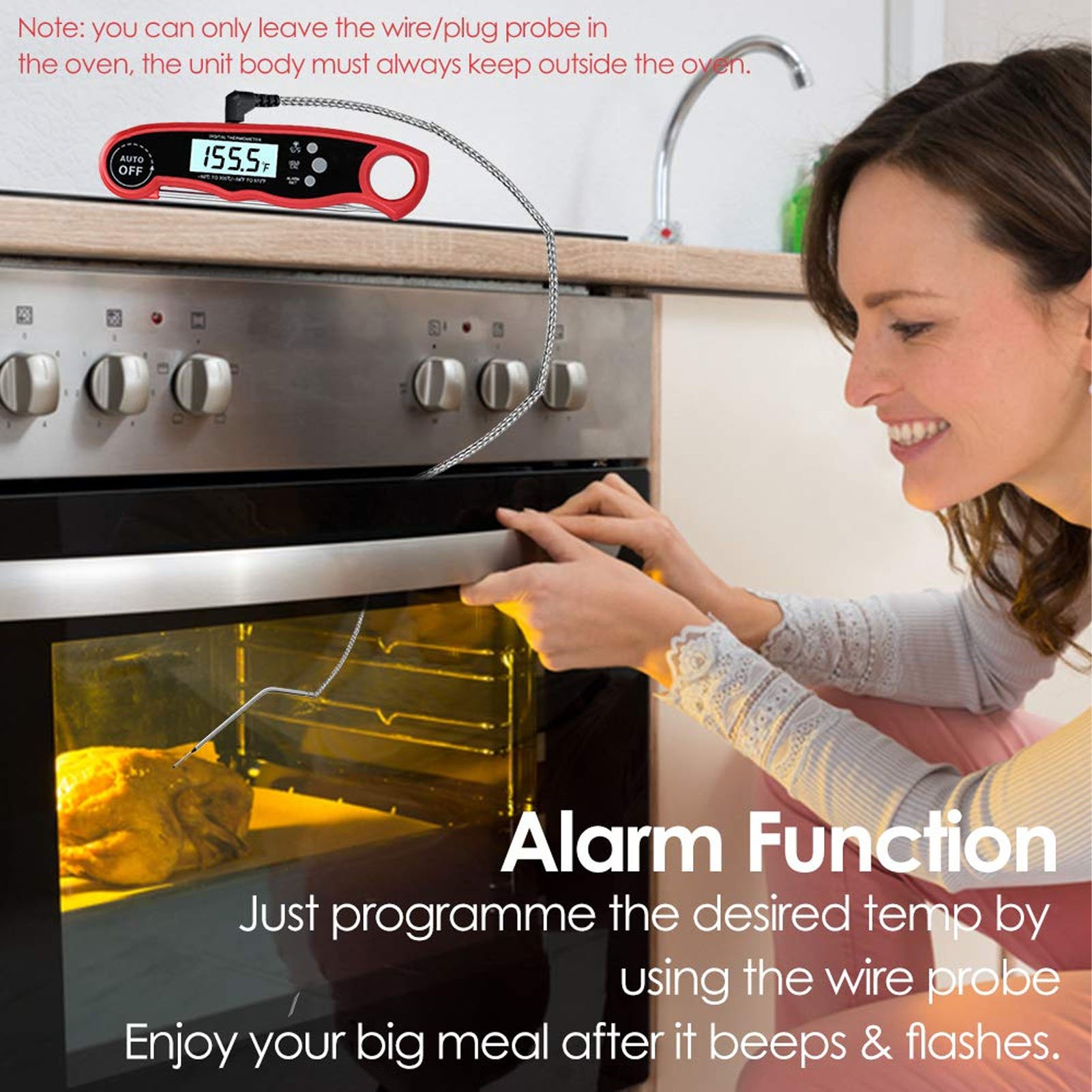 Termometr do mięsa cyfrowy z 2 – Meat Thermometer recenzja i cena