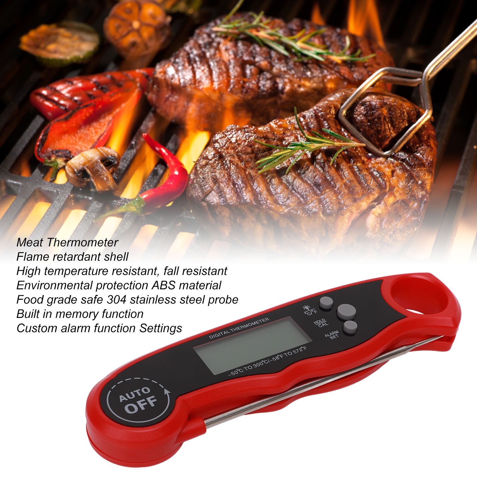 Termometr do mięsa cyfrowy z 2 – Meat Thermometer recenzja i cena