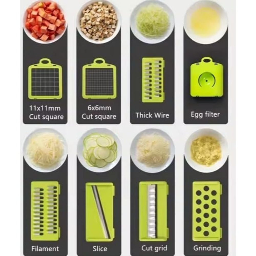 16 w 1 Krajalnica do warzyw, s – Household Kitchen Gadgets Vegetable Cutter Silk Cutter recenzja i cena