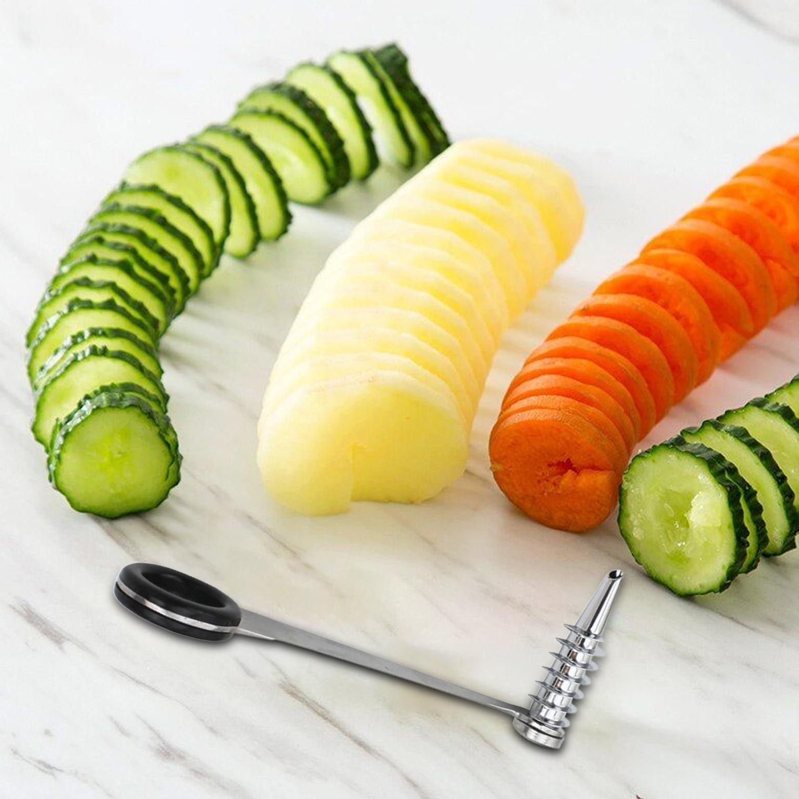Spiralny krajalnica do warzyw, – Household Kitchen Gadgets Vegetable Cutter Silk Cutter recenzja i cena