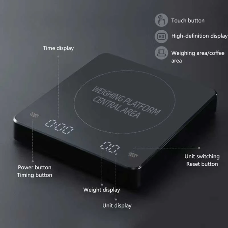 Precyzyjna cyfrowa waga do kaw – Kitchen Timer Digital recenzja i cena